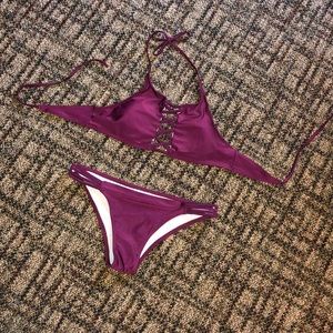 Purple Bathing Suit. NEVER WORN!